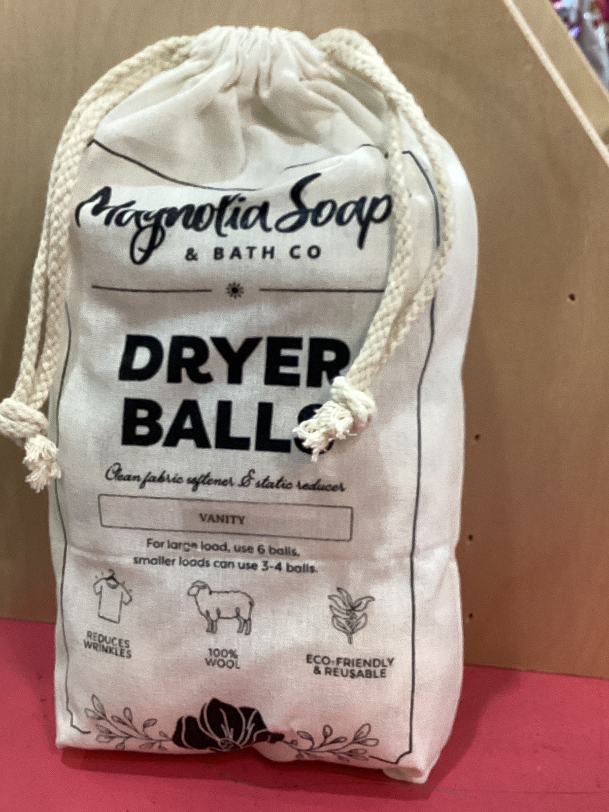 Dryer Balls in Vanity