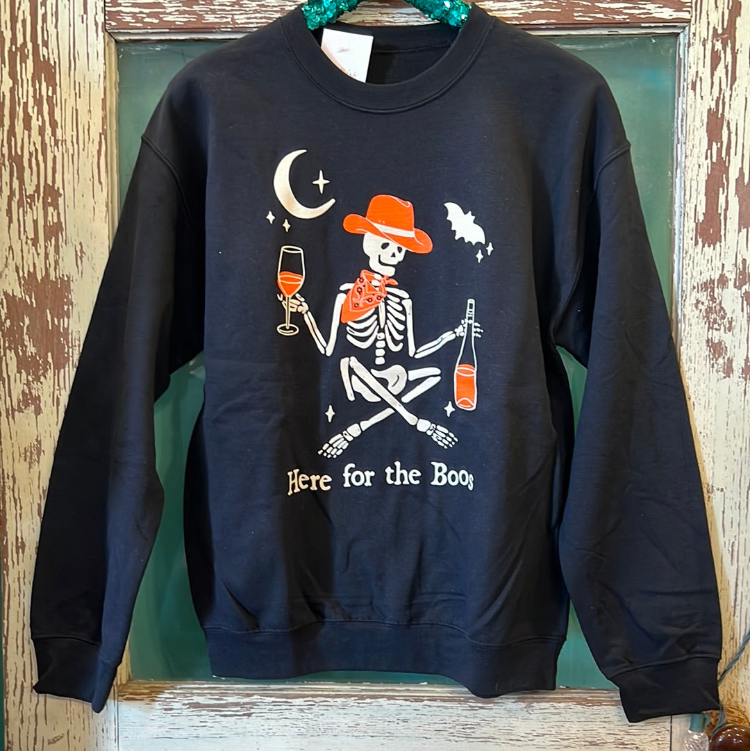 Here for the Boos Sweatshirt