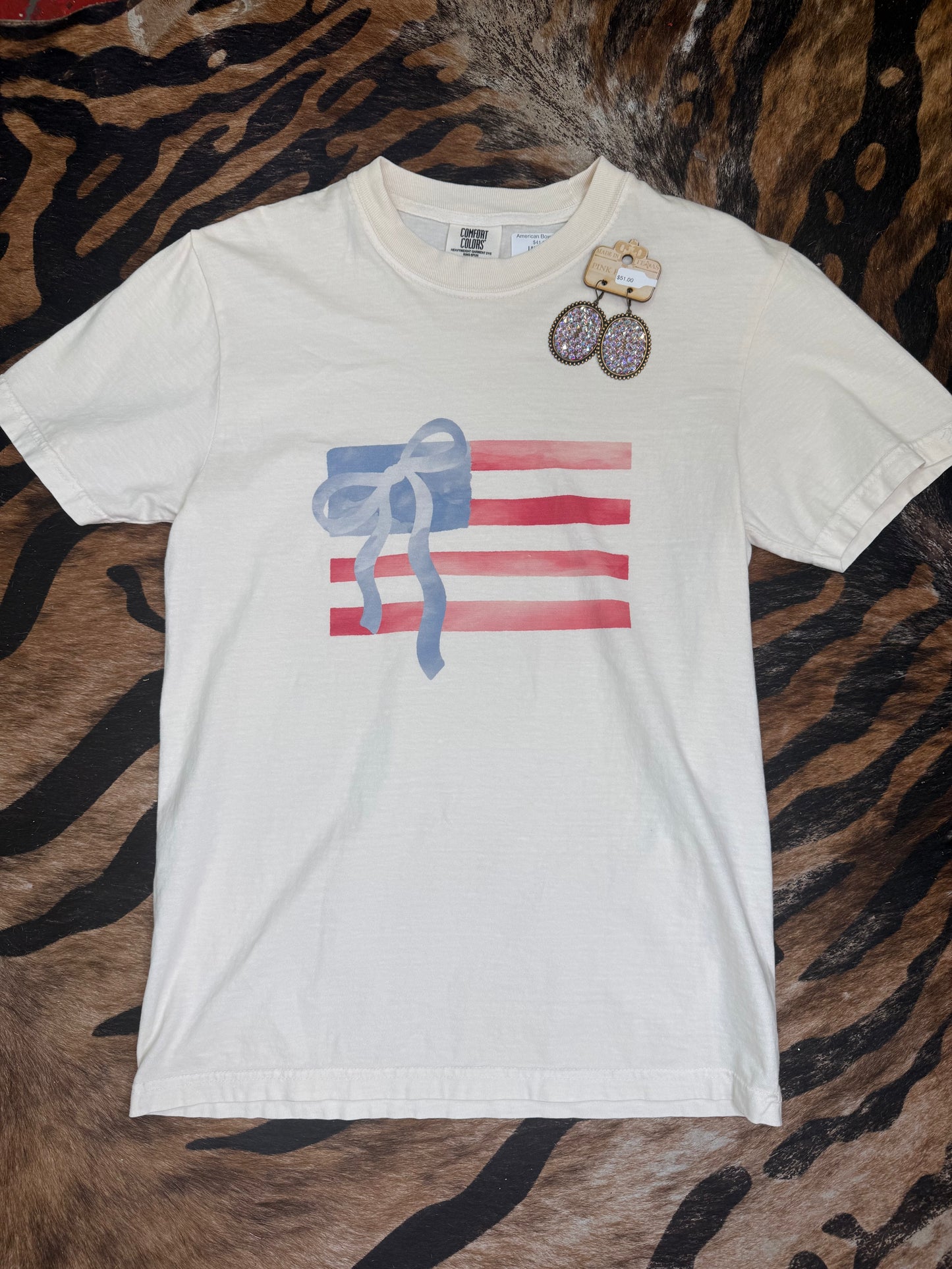 American Bow Flag T Shirt