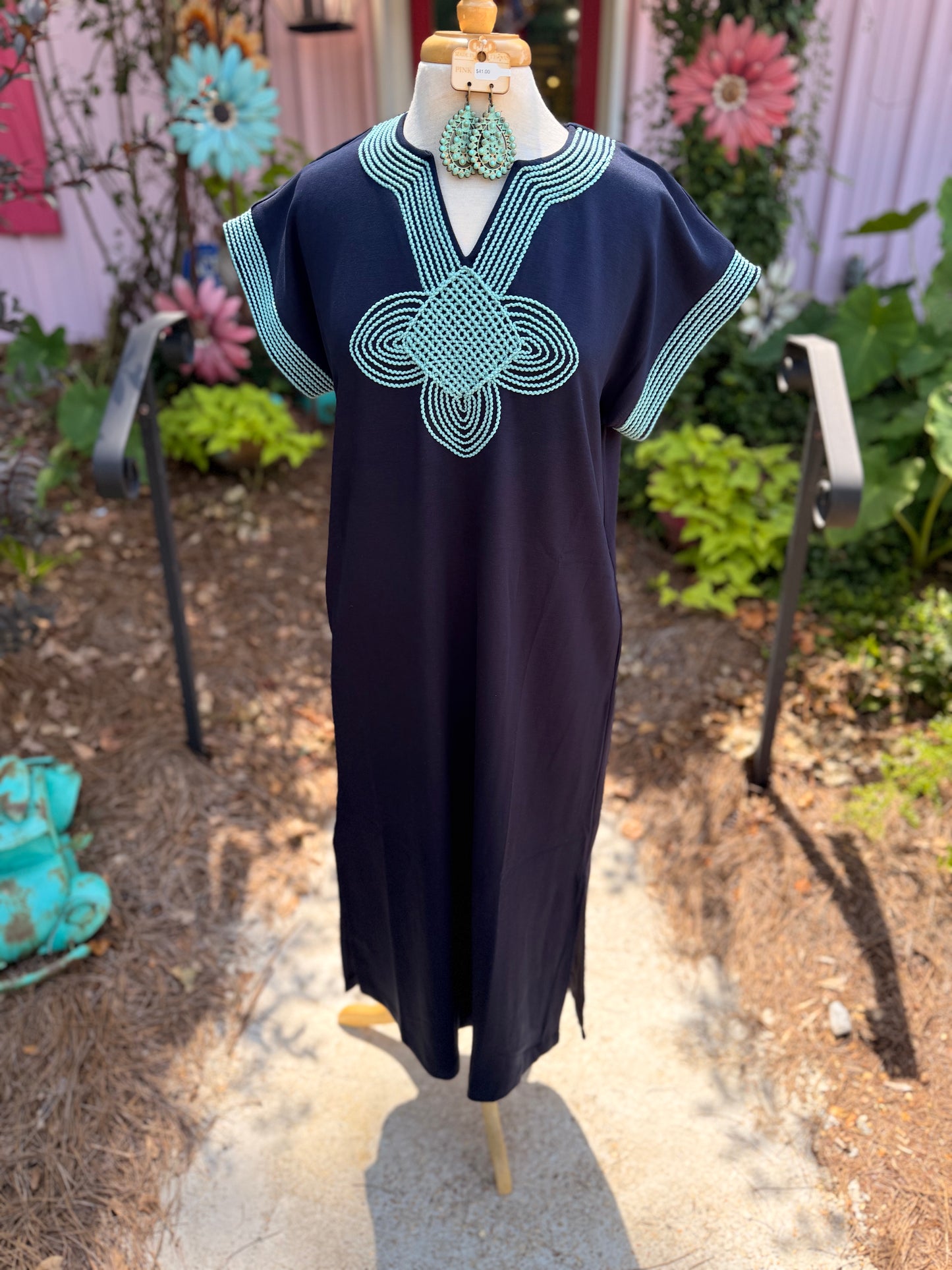 The Elle Dress in Navy