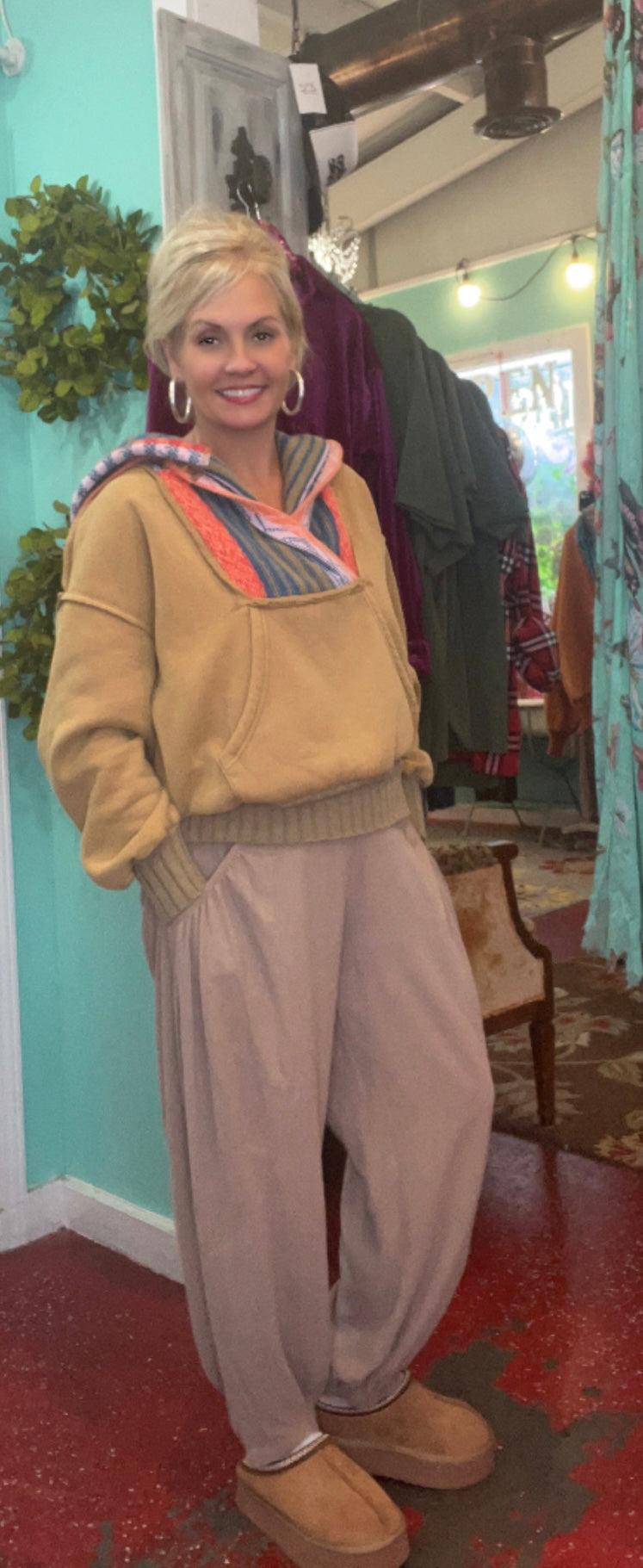 Aladdin Pants in Taupe