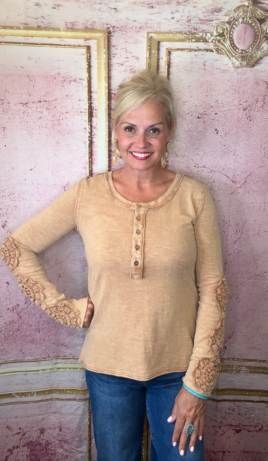 Amie Crochet Long Sleeve