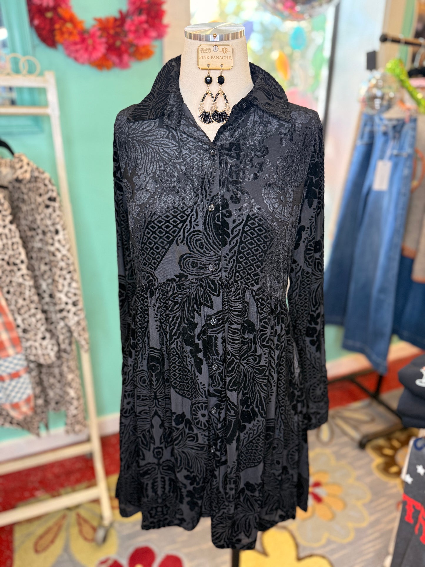 The Flora Velvety Dress