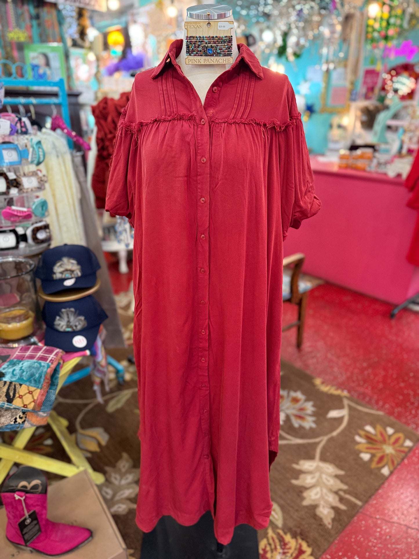 Amelia Mineral Washed Dress