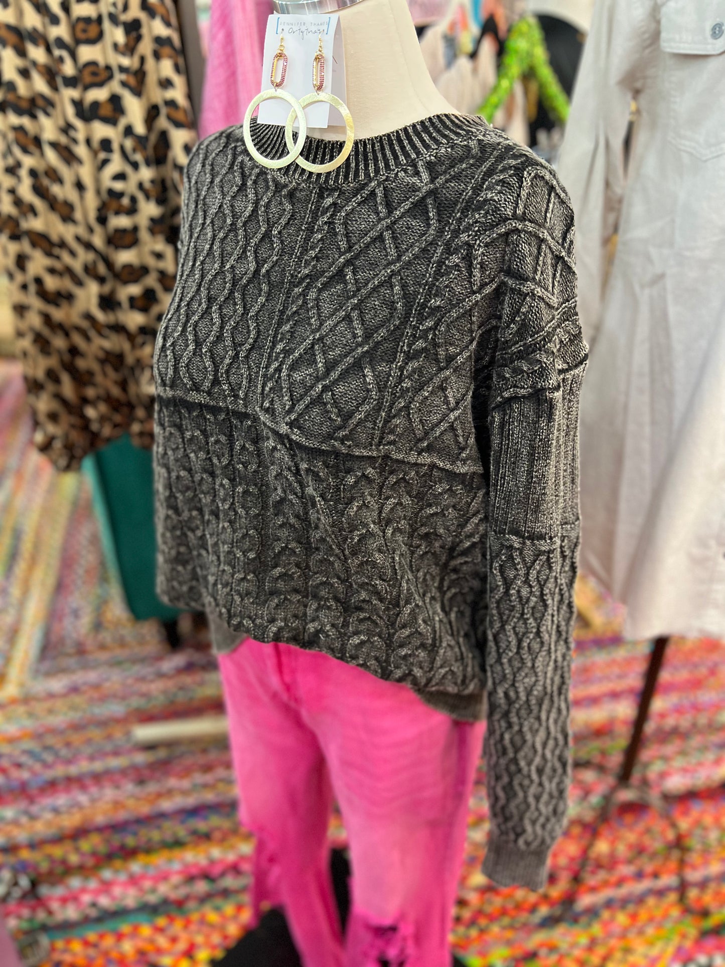 Chesney Chocolate Sweater
