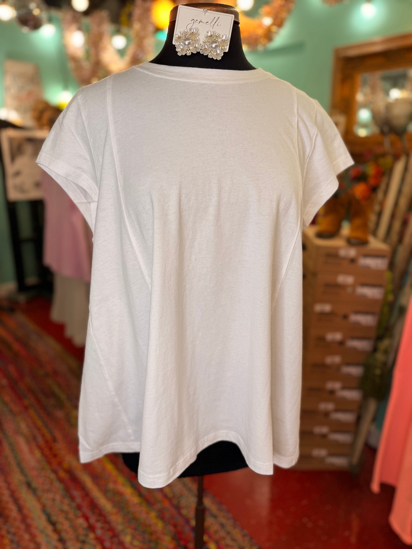 The Aveley Top in White