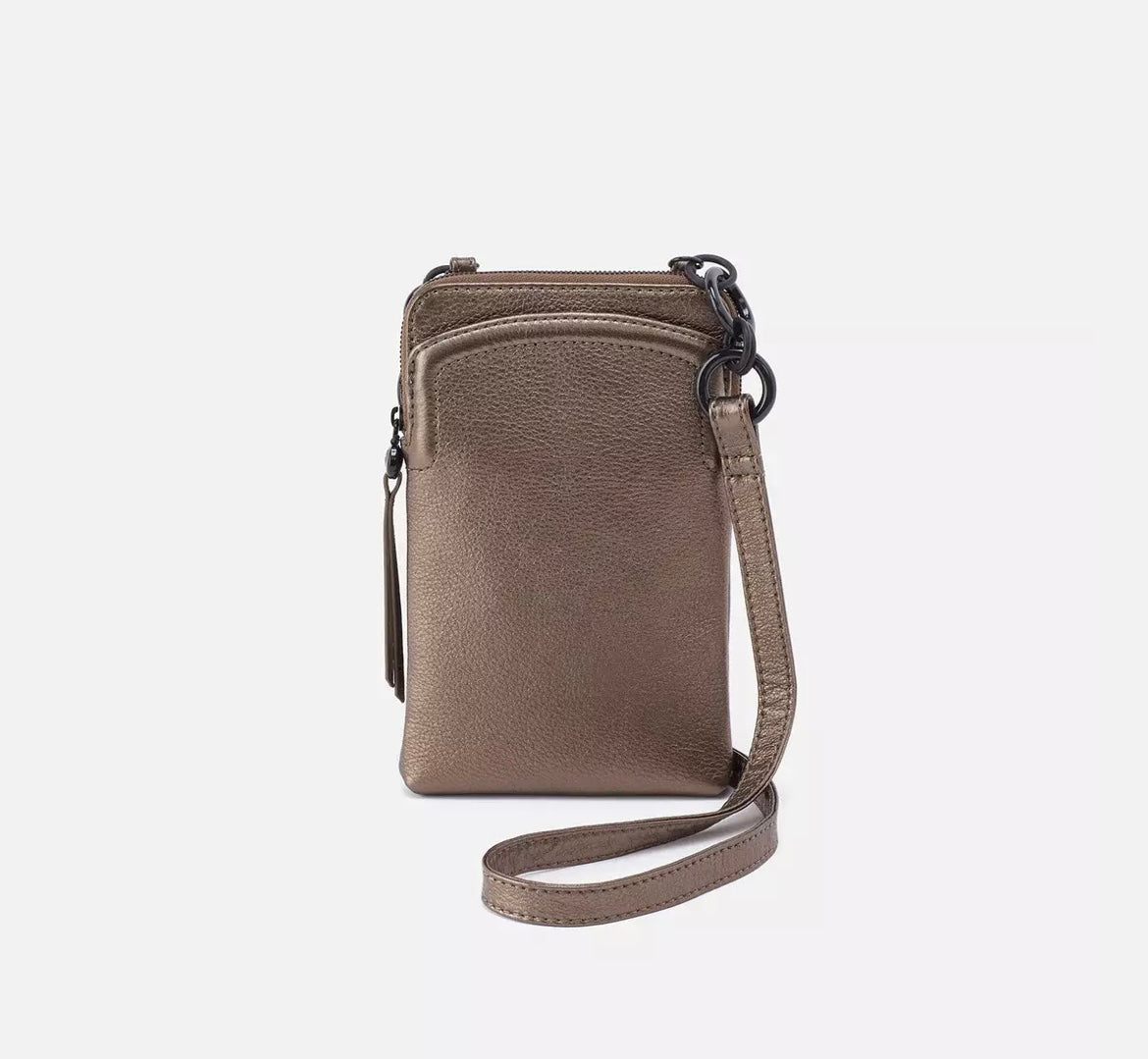 The Nila Phone Crossbody in Pewter