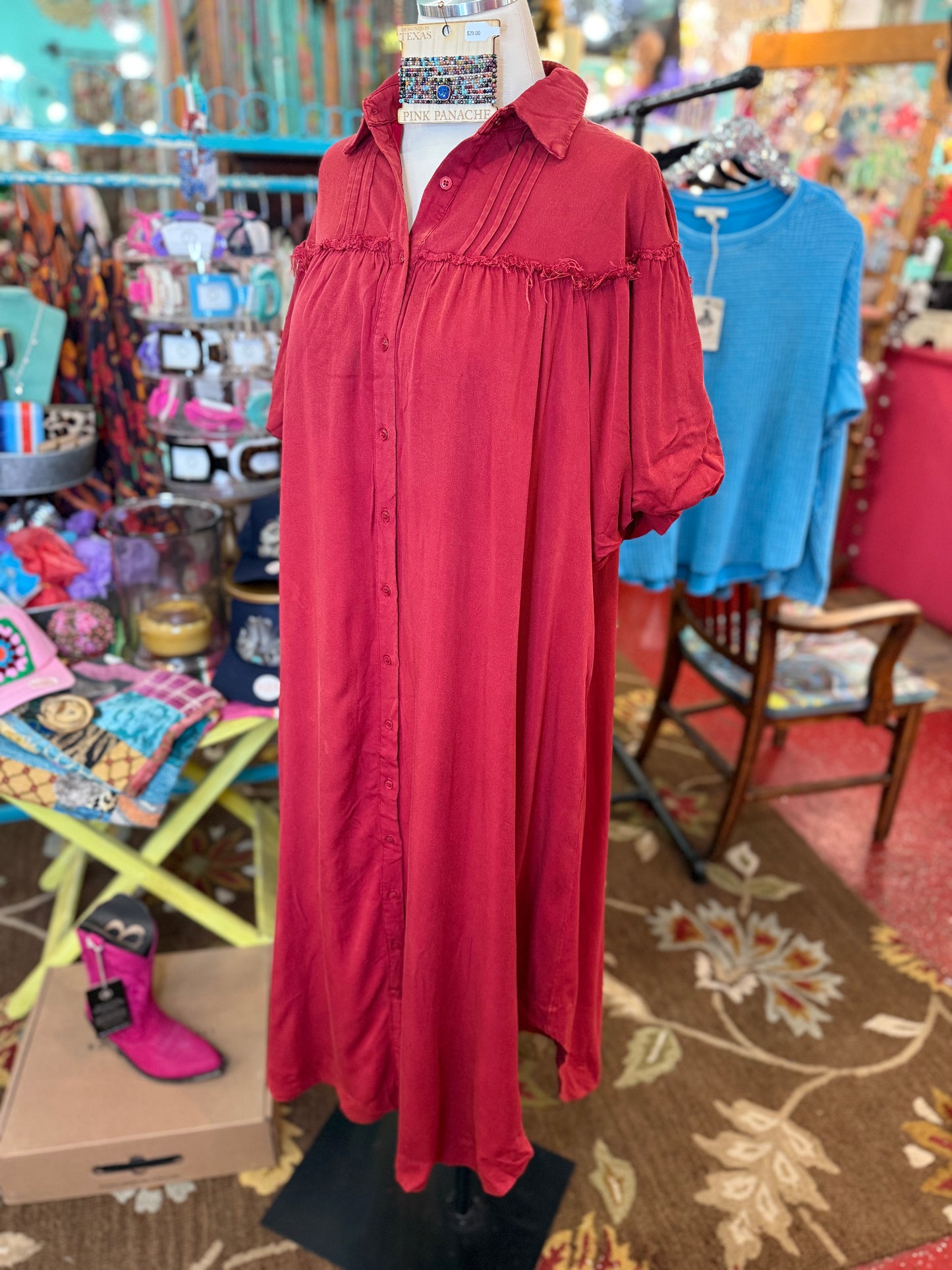 Amelia Mineral Washed Dress