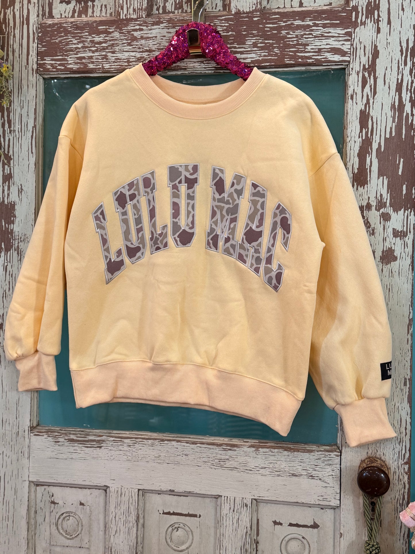 LuLu MAC Butter Camo Sweatshirt