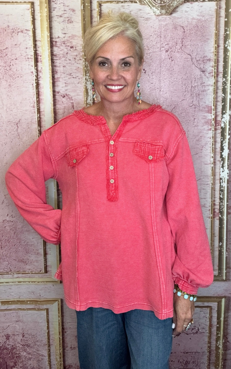 Strawberry Wine Pullover
