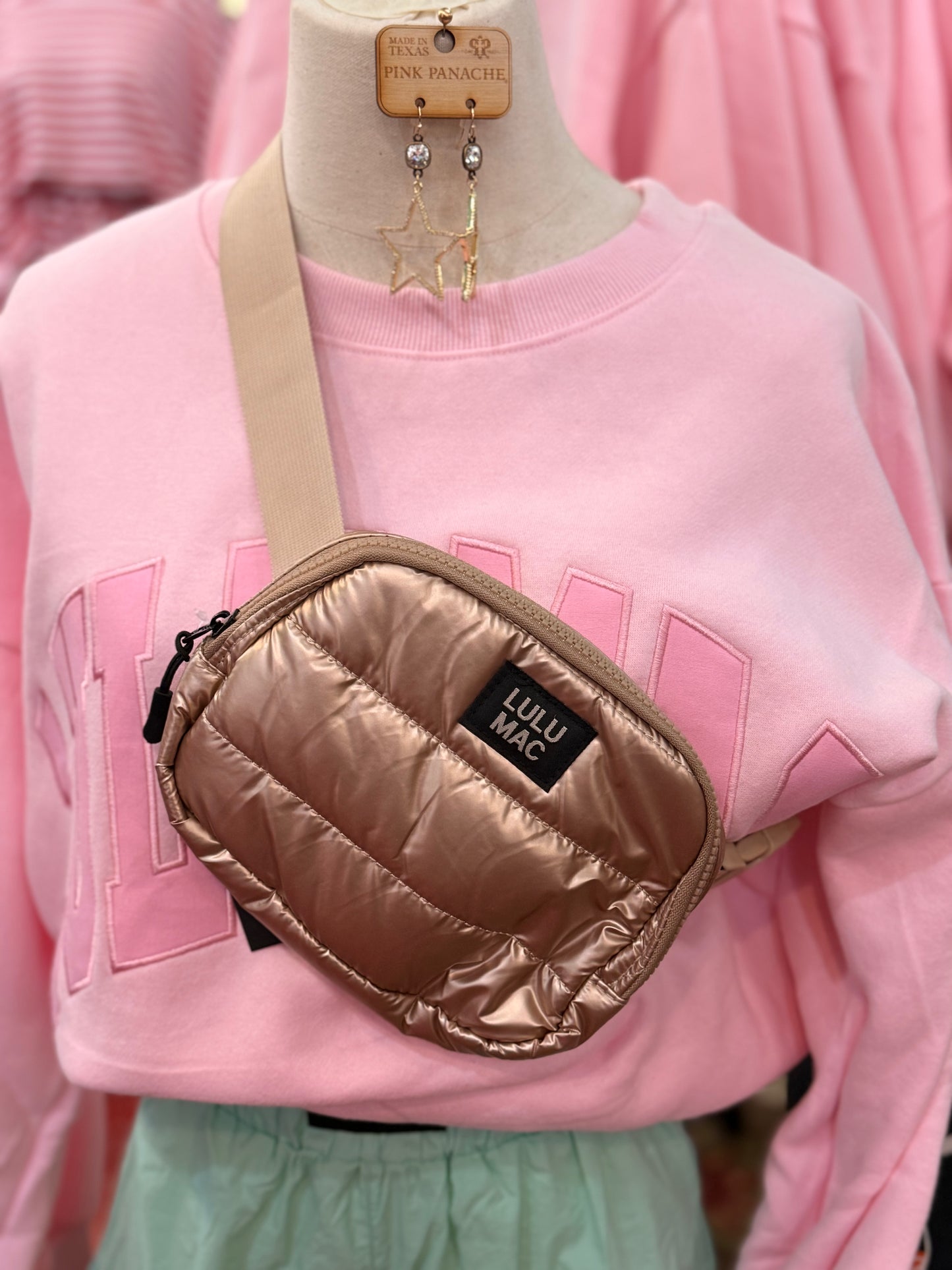 Lulu MAC Gold Belt Bag