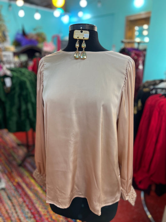The Monroe Top in Blush