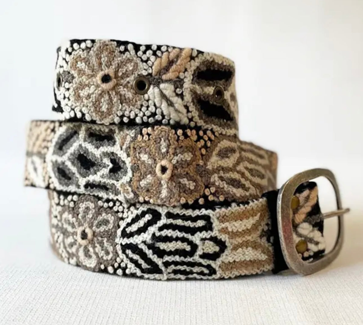 Monochromatic Wool Belt
