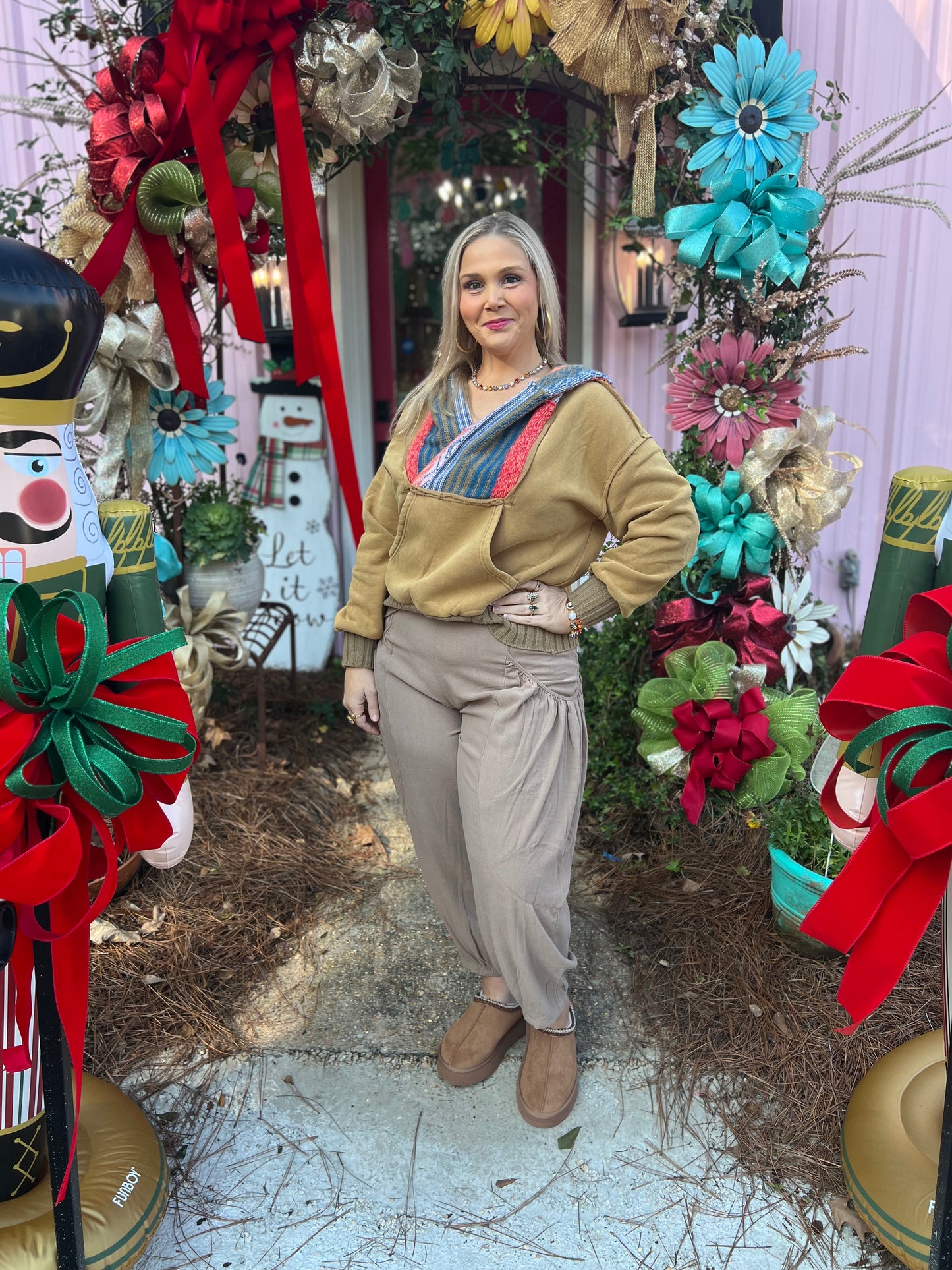 Aladdin Pants in Taupe