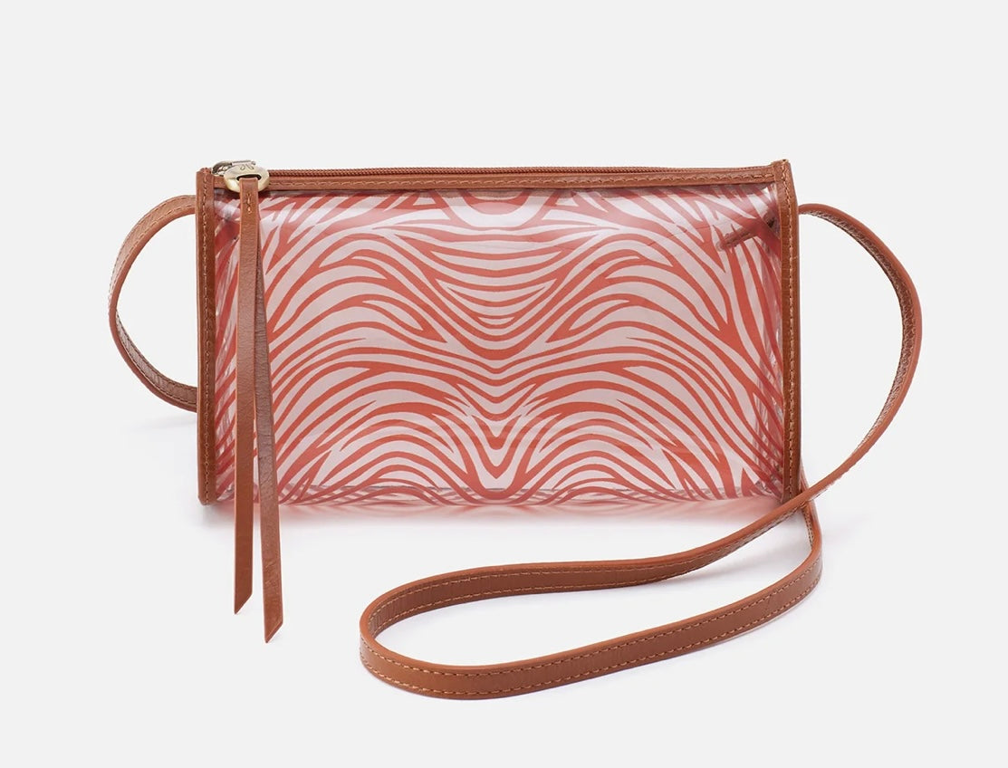 Jewel Crossbody in Clear Zebra
