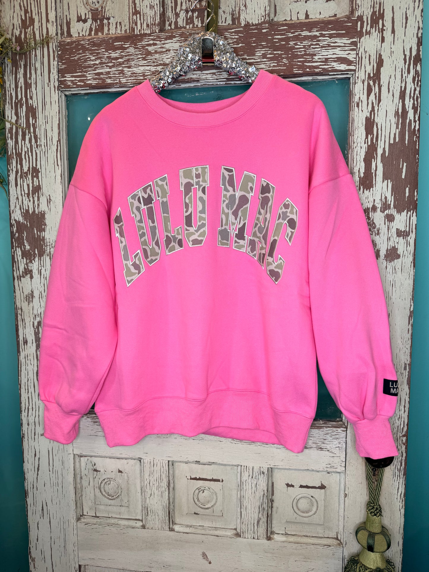 Pink Camo LuLu MAC Sweatshirt