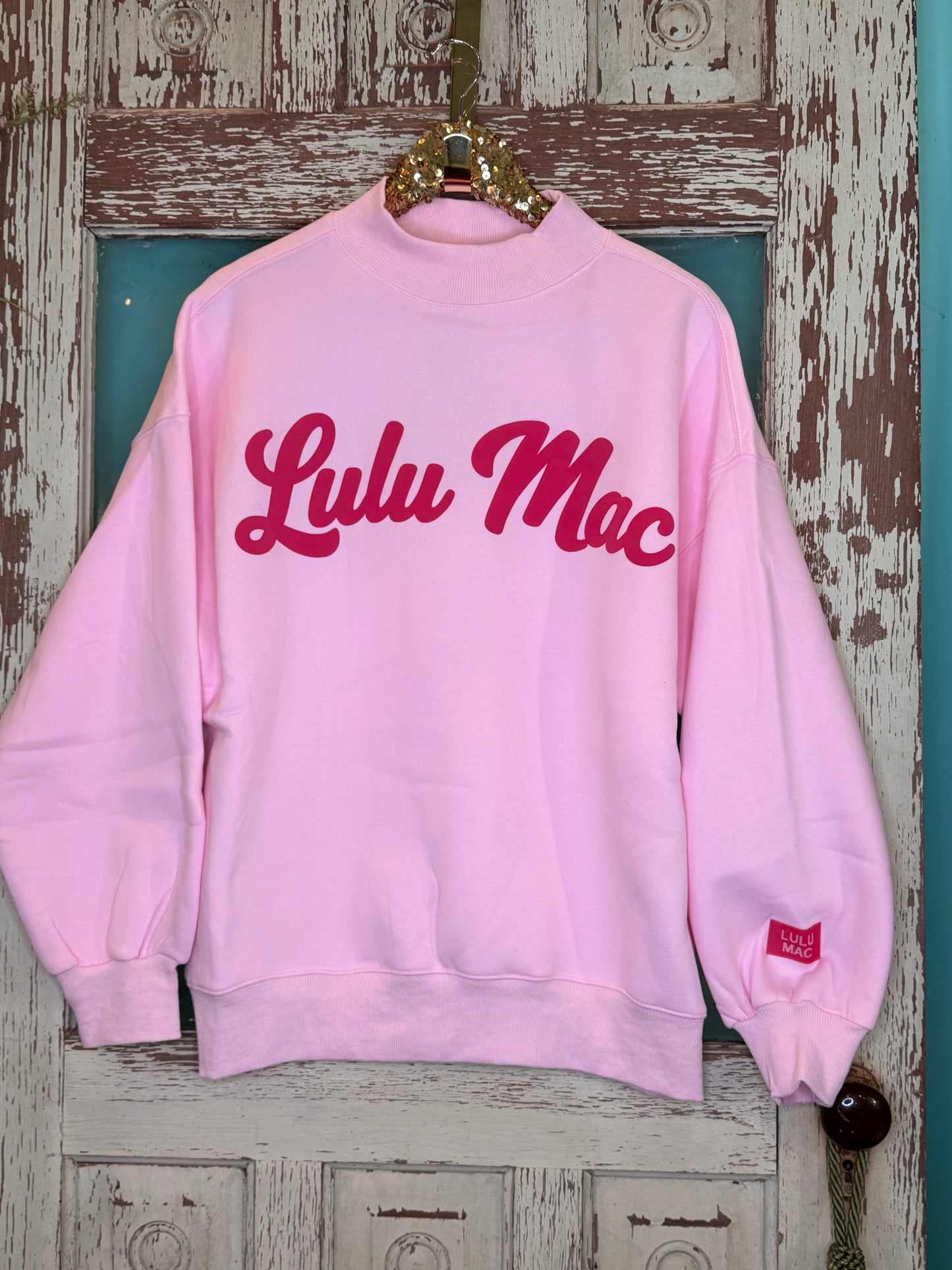 LuLu Mac Script Lt Pink / Bubblegum Sweatshirt