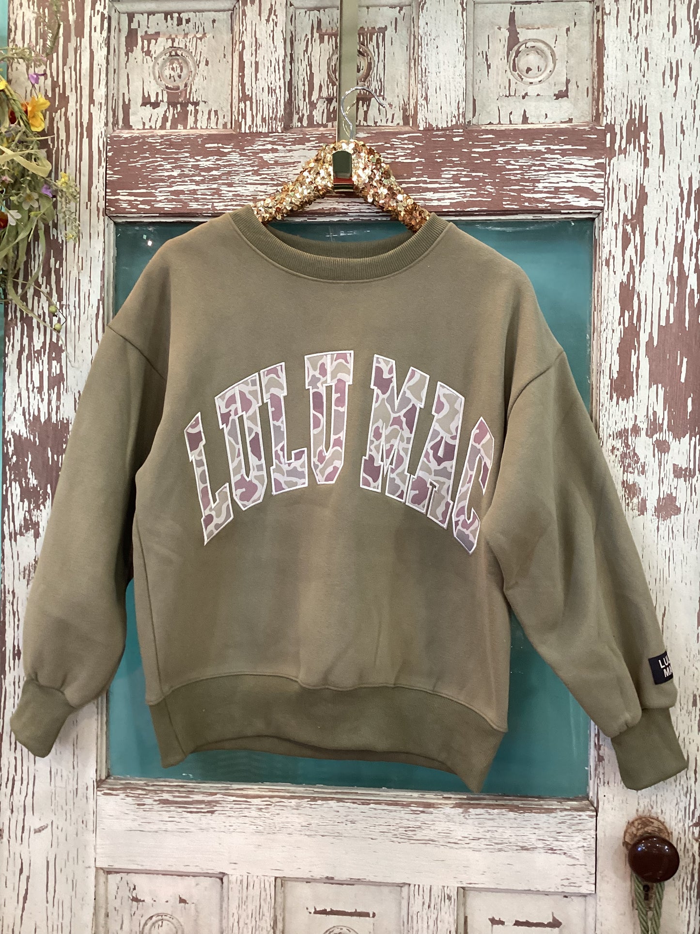 Olive LuLu MAC CAMO SWEATSHIRT