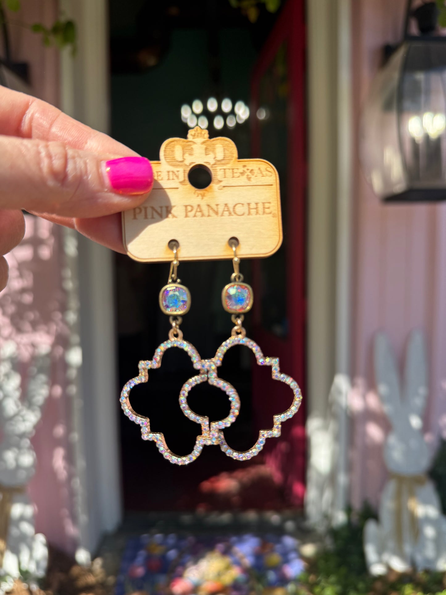 Gold Clover Earrings
