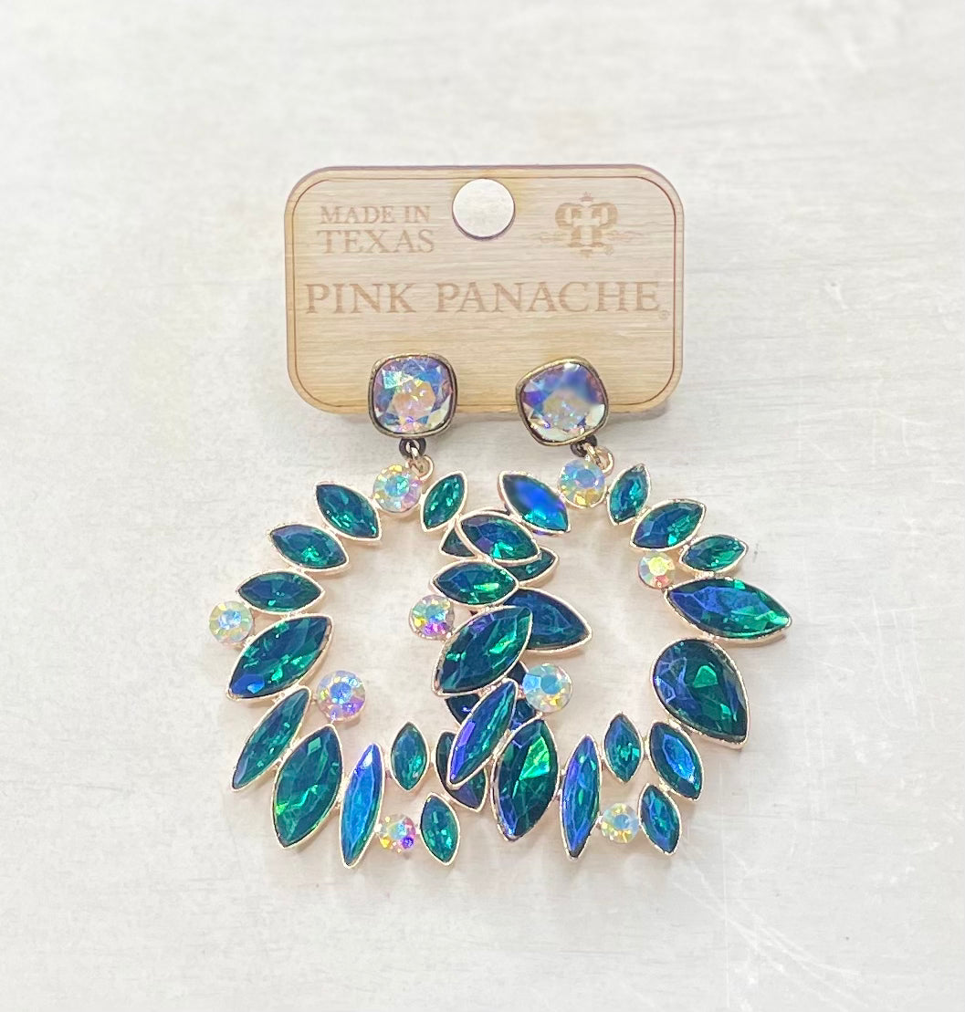 Pink Panache Earrings - 1CNC CH153