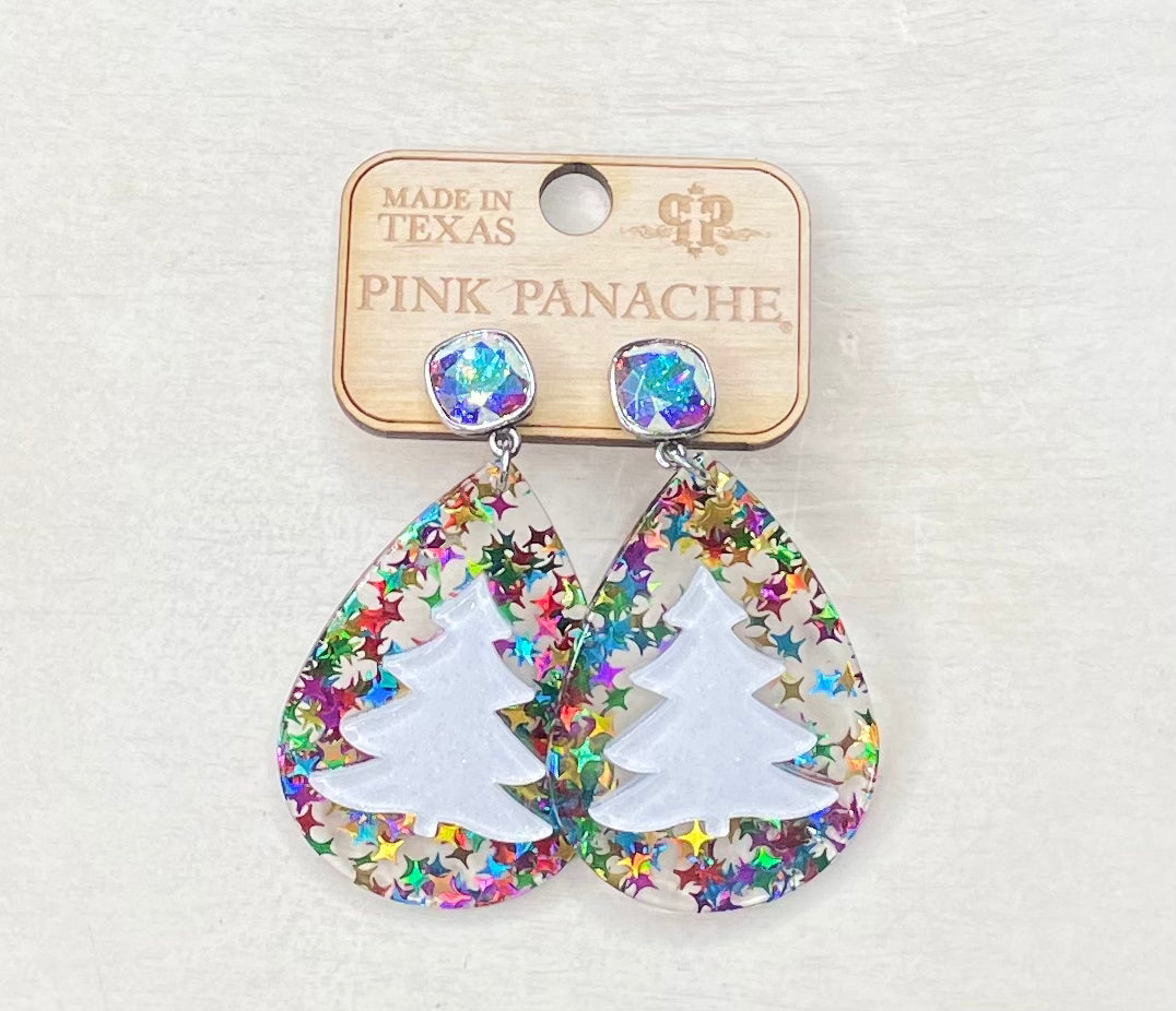 Pink Panache Earrings - 1CNC CH267
