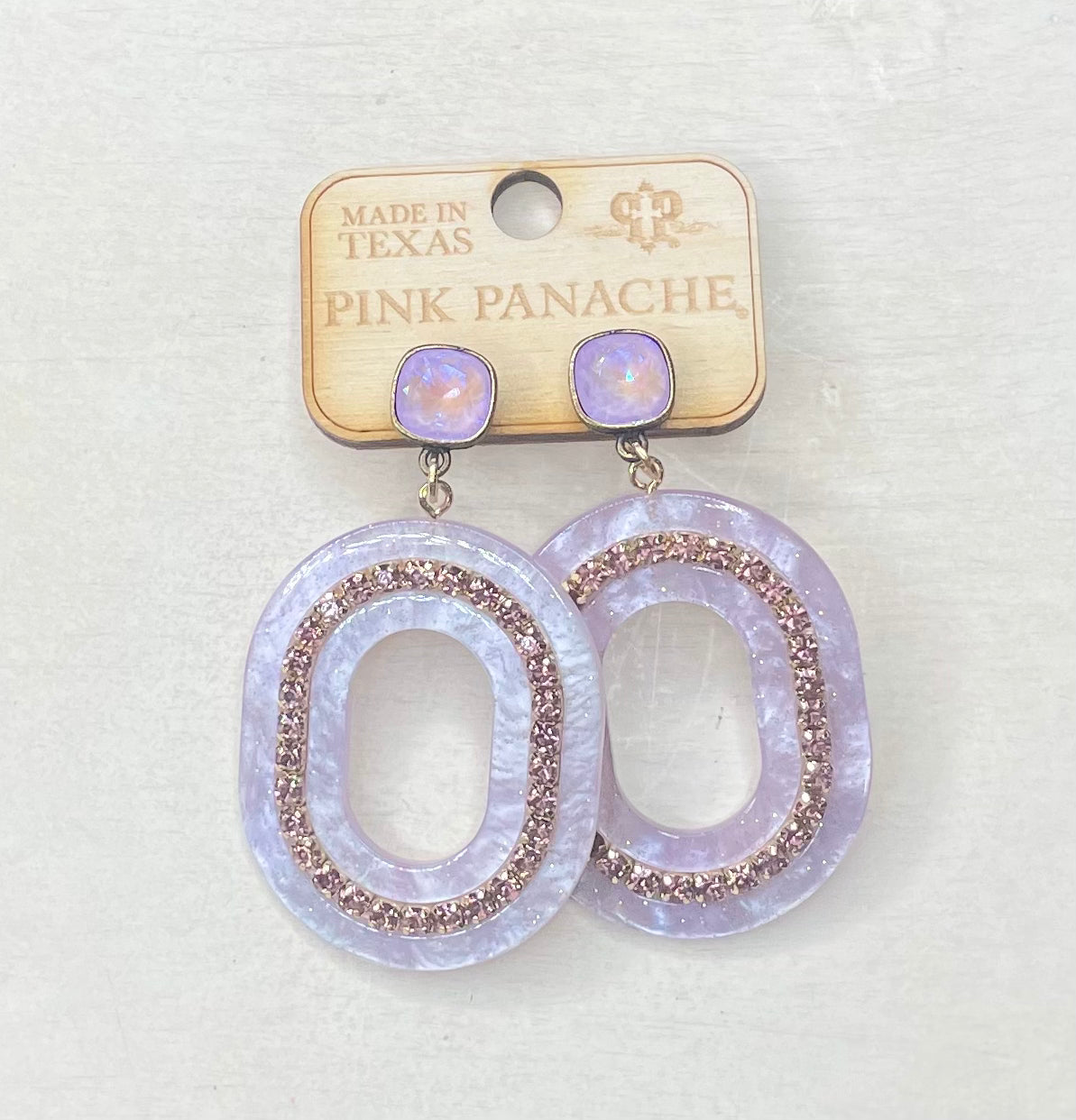 Pink Panache Earrings - 1CNC E166