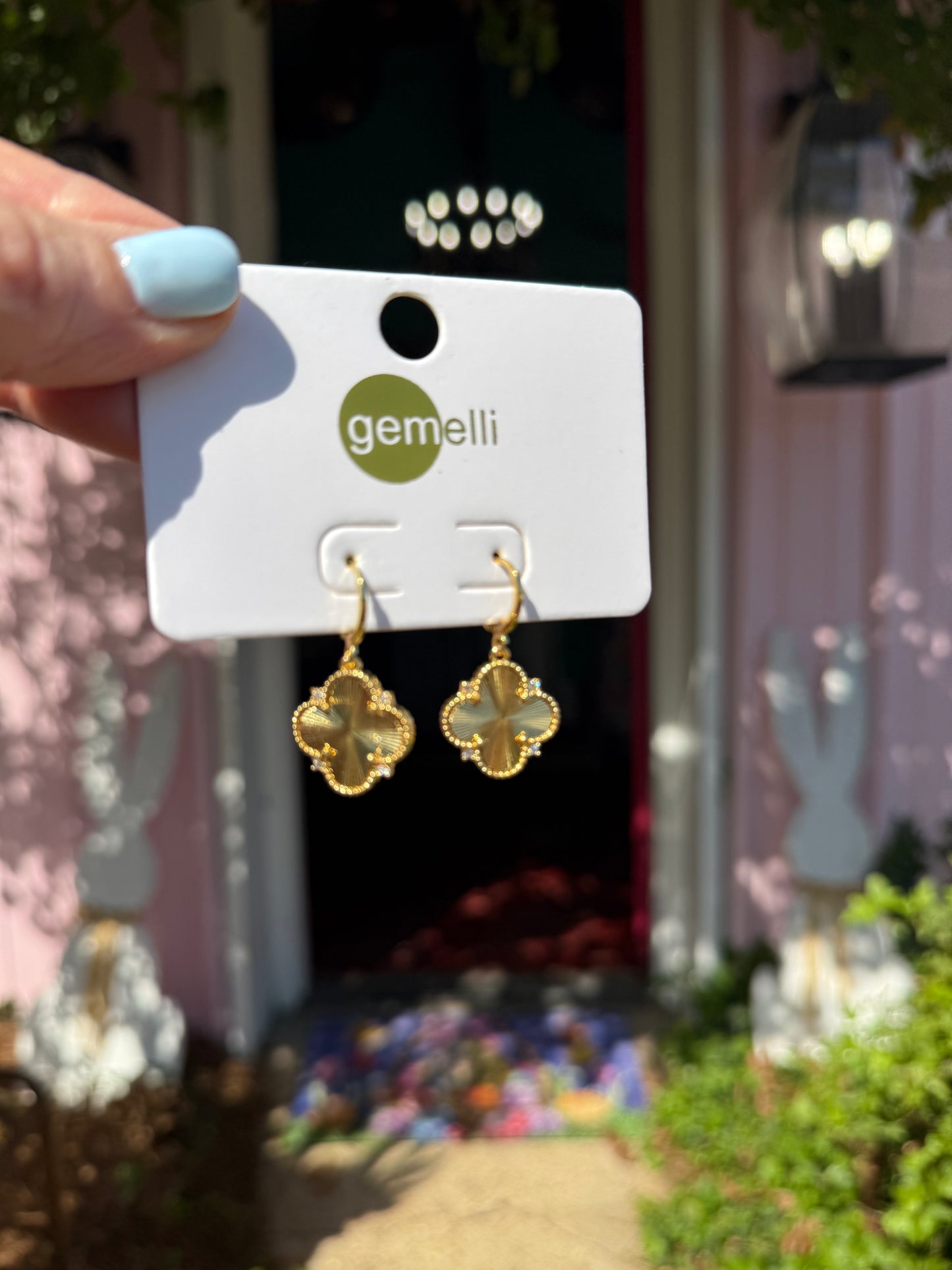 Clover Huggie Earrings