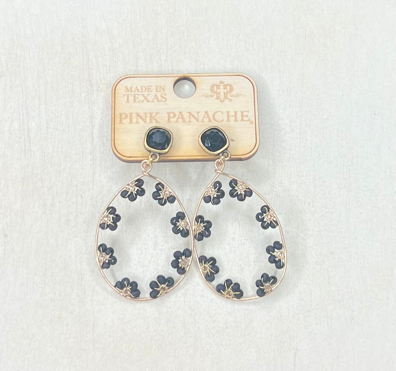 Pink Panache Earrings - 1CNC B176