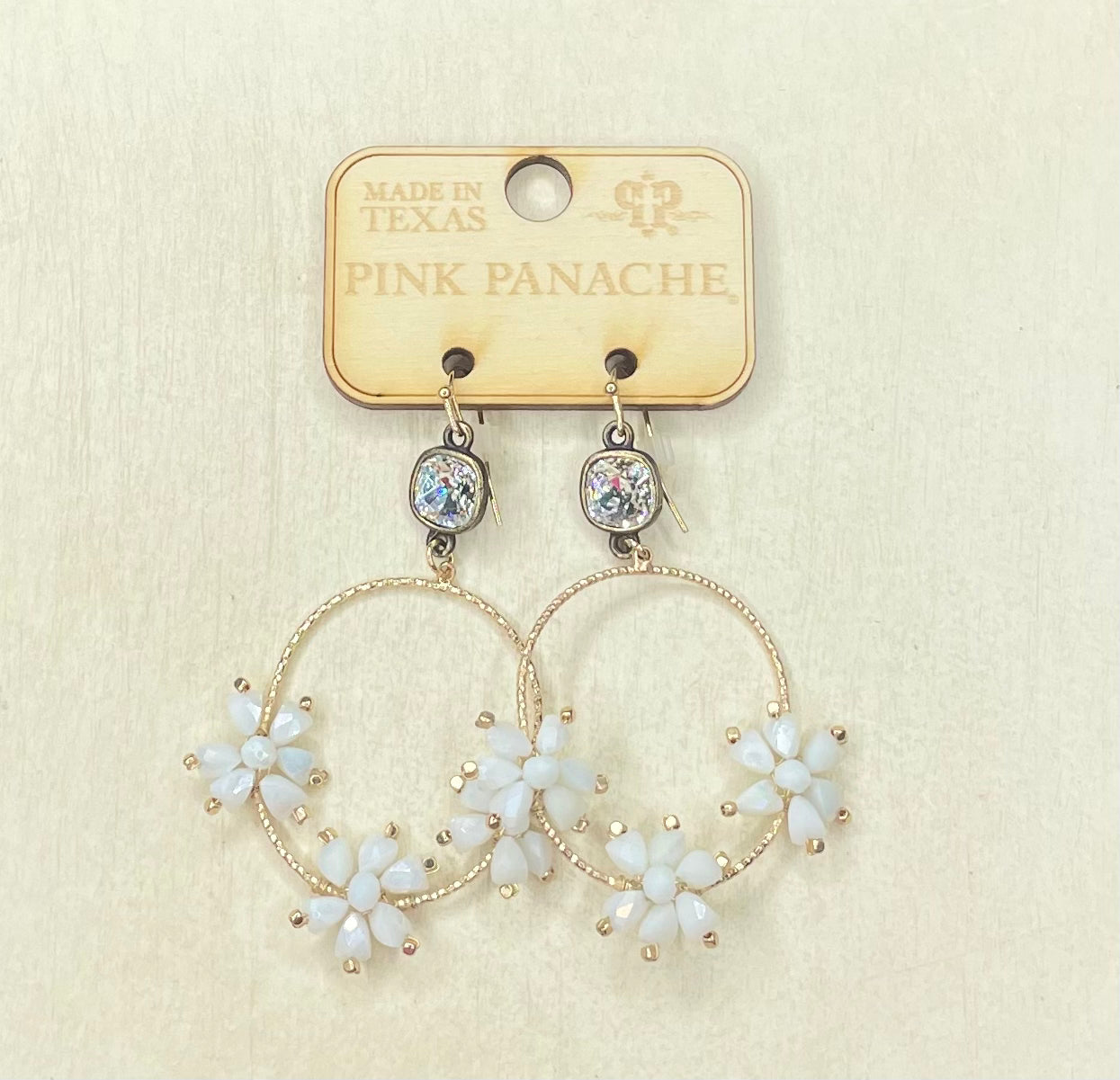 Pink Panache Earrings - 1CNC F097
