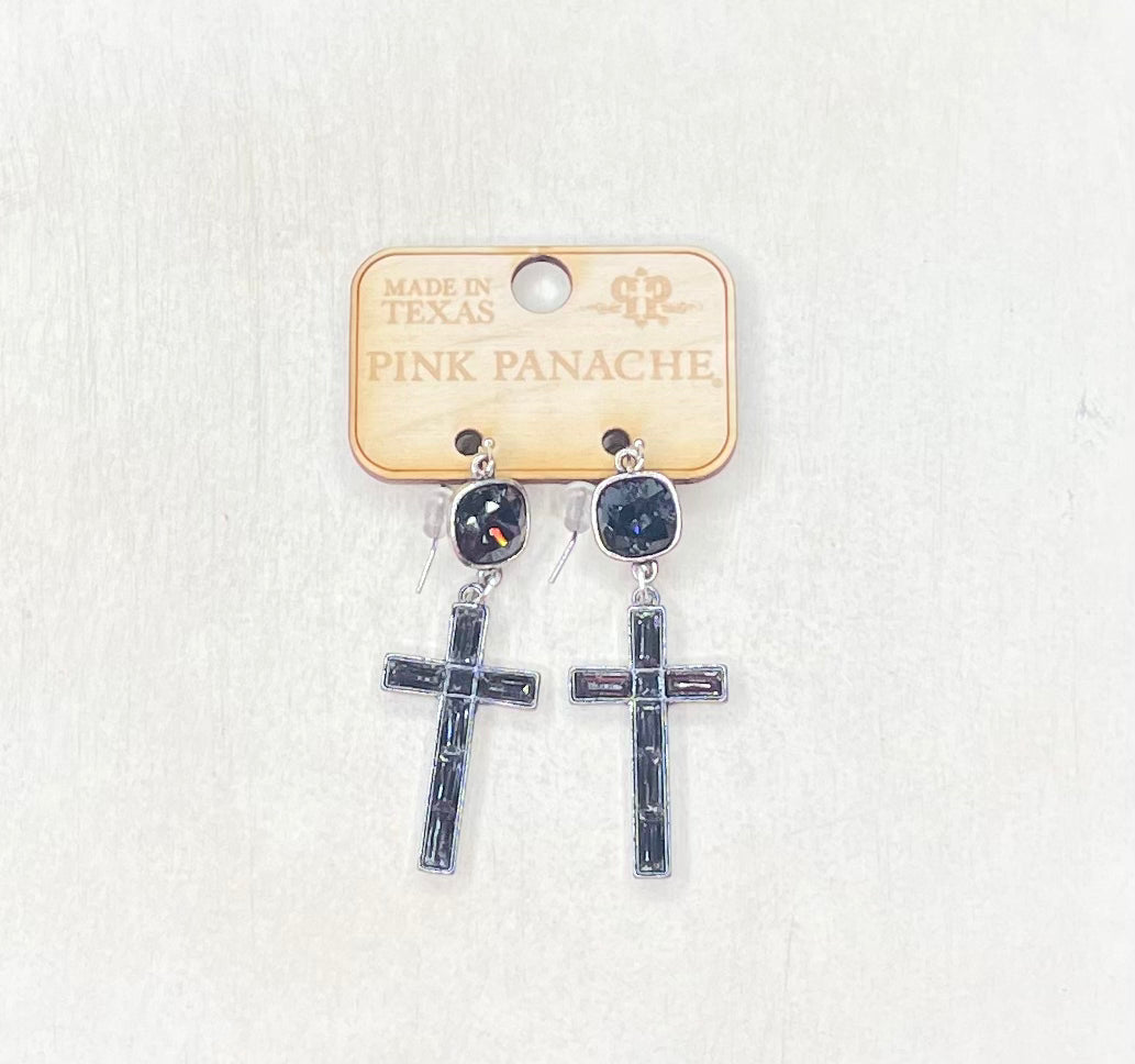 Pink Panache Earrings - 1CNC C140