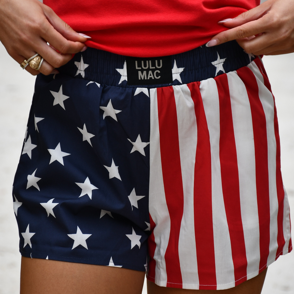 LuLu Mac Flag Shorts