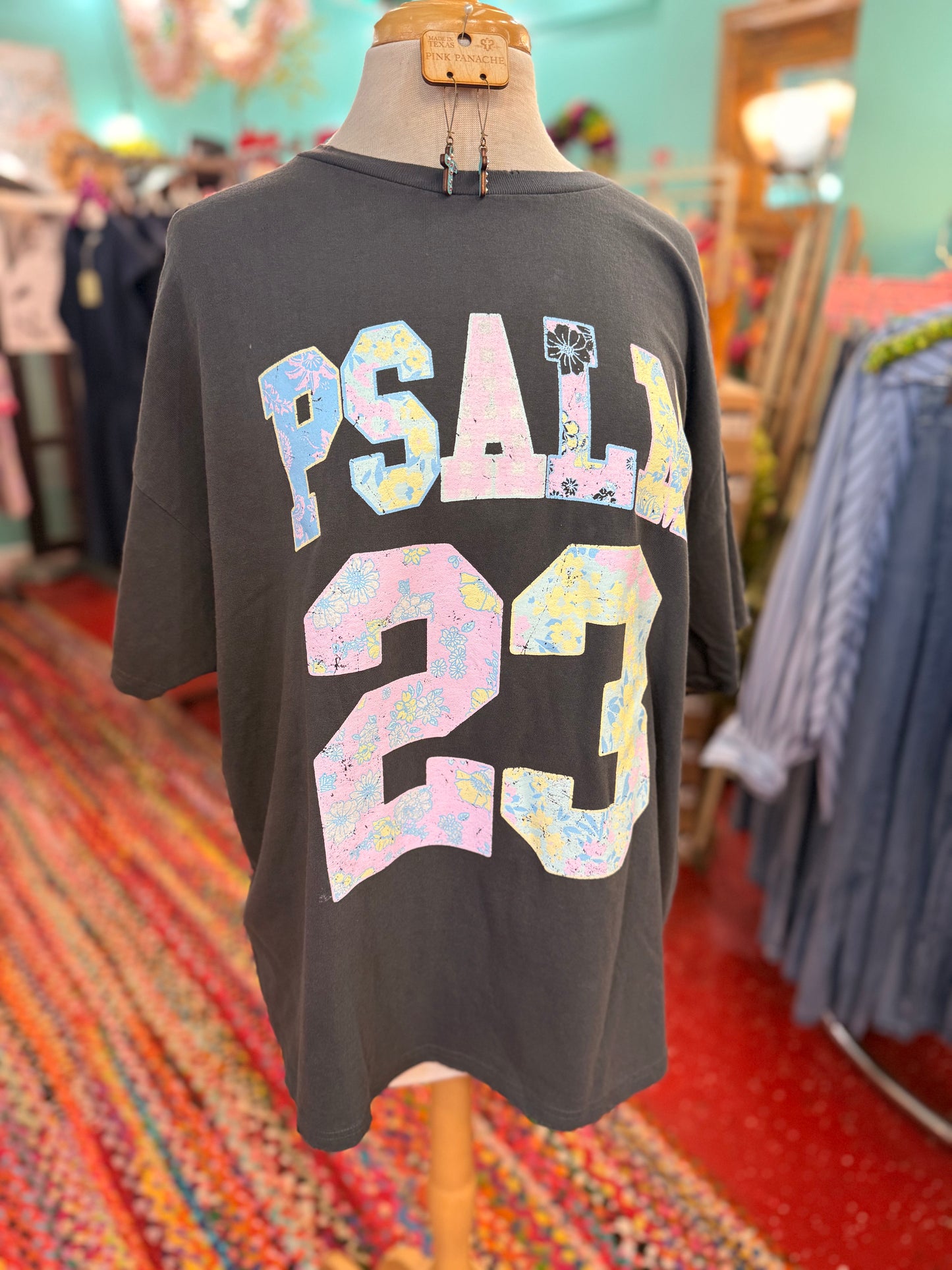 Psalm 23 Floral T Shirt