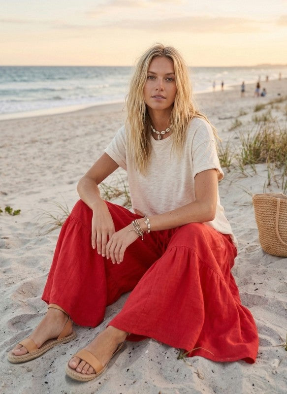 The Thea Linen Pant