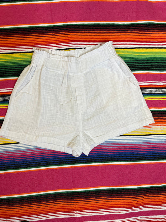 Seaside Breeze Shorts in White