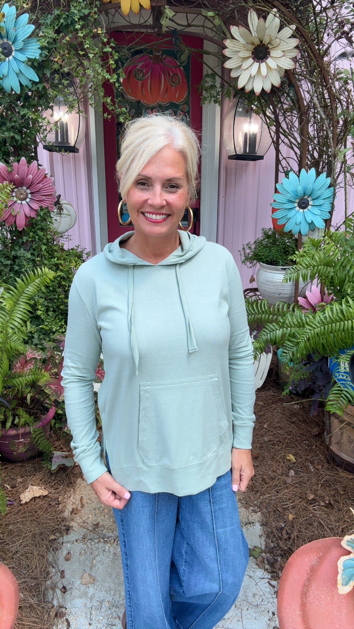 Jones Hoodie in Sage Green