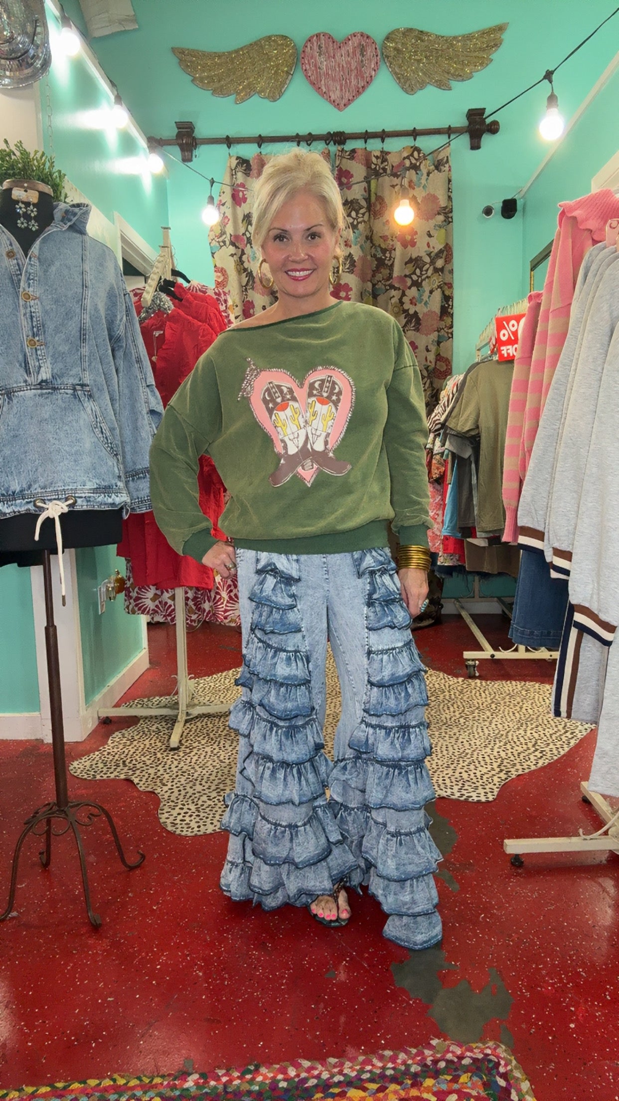 The LyLa Ruffle Denim