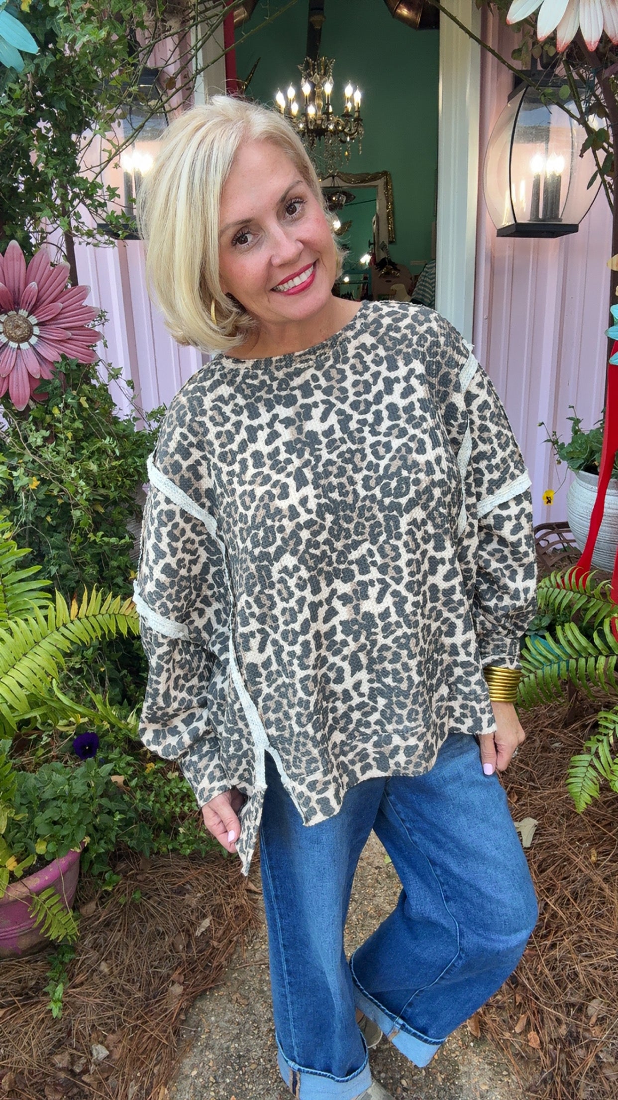 The Lyda Leopard Pullover