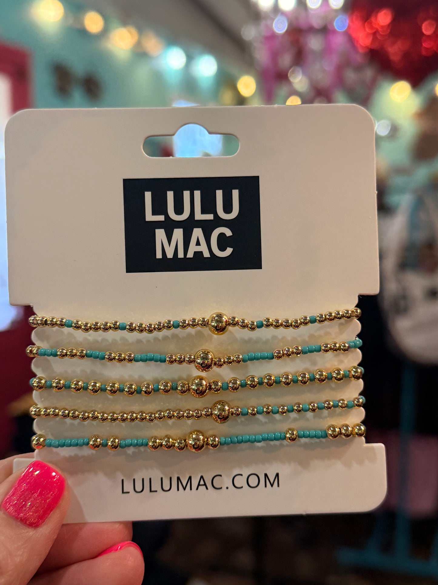 Turquoise Lulu MAC Stack
