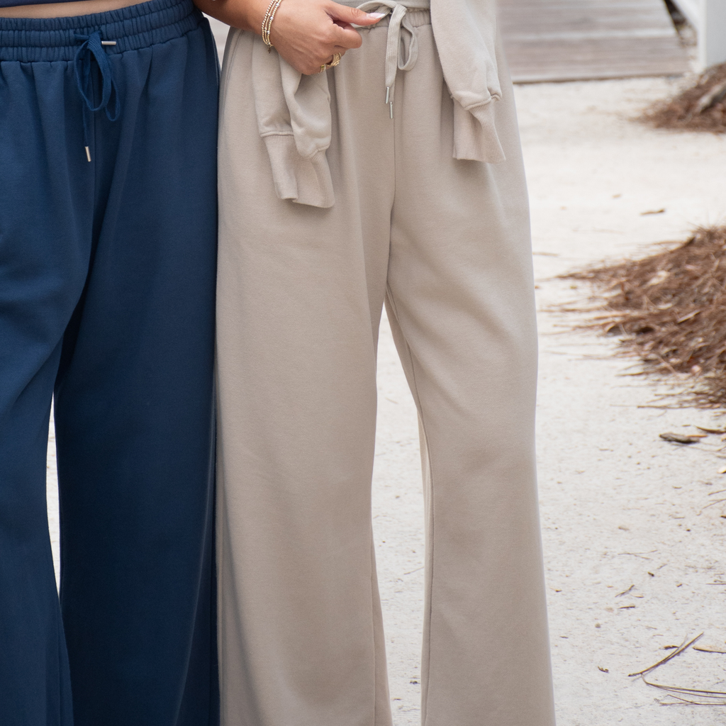 LuLu MAC SAND Terry Cloth Pants