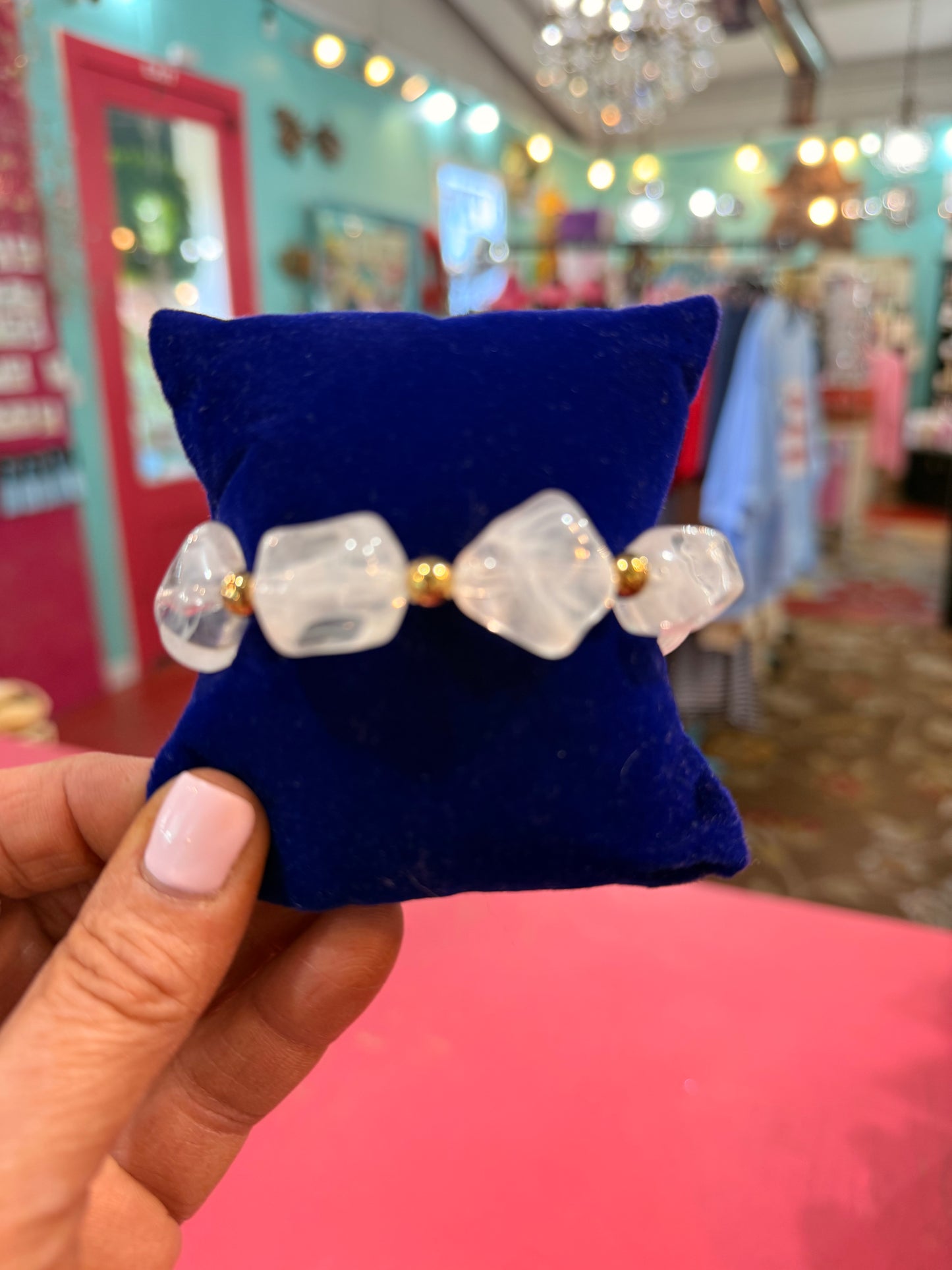 Cooper Stretch Bracelet in Clear