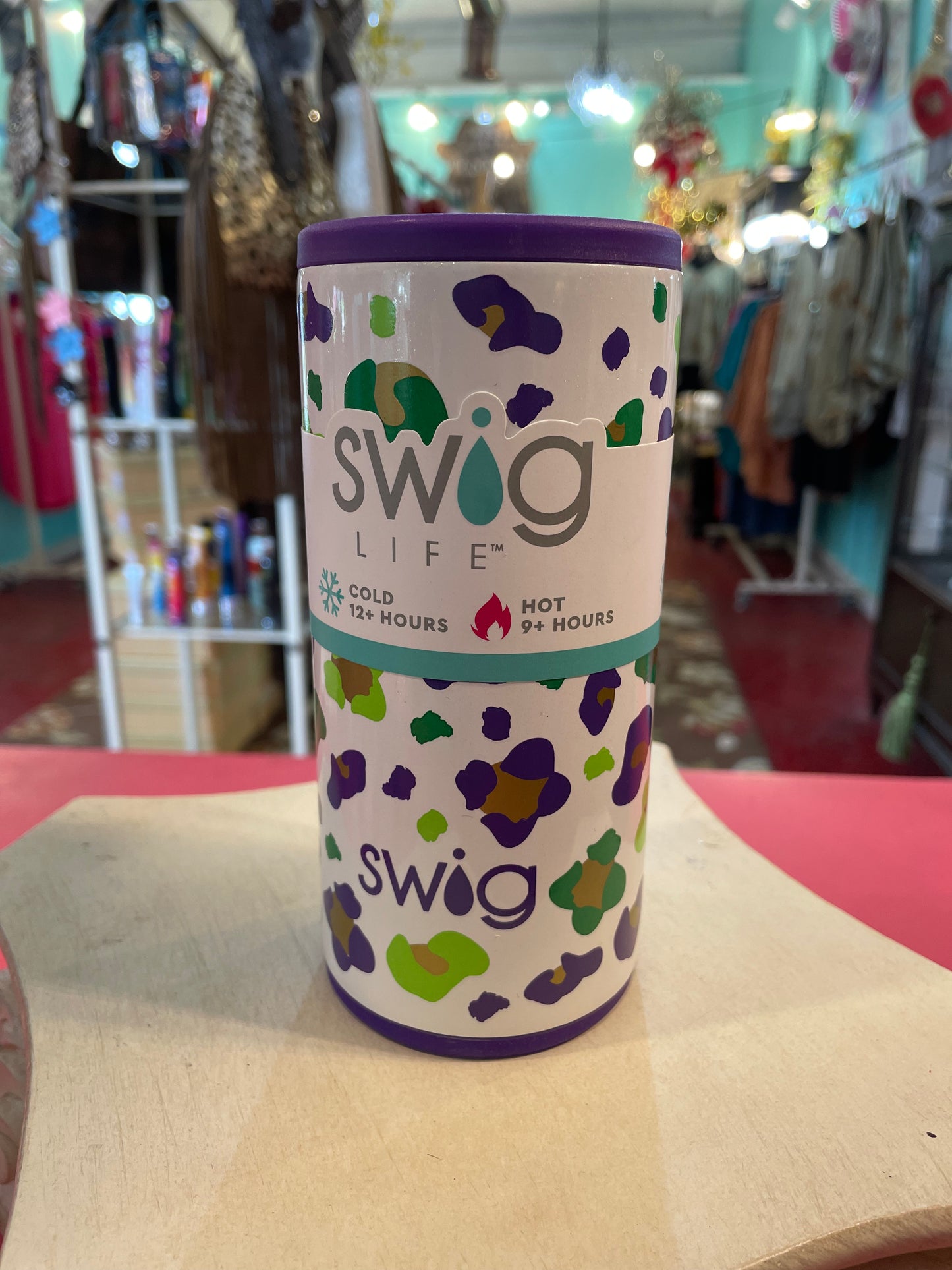 Mardi Gras Leopard Koozie