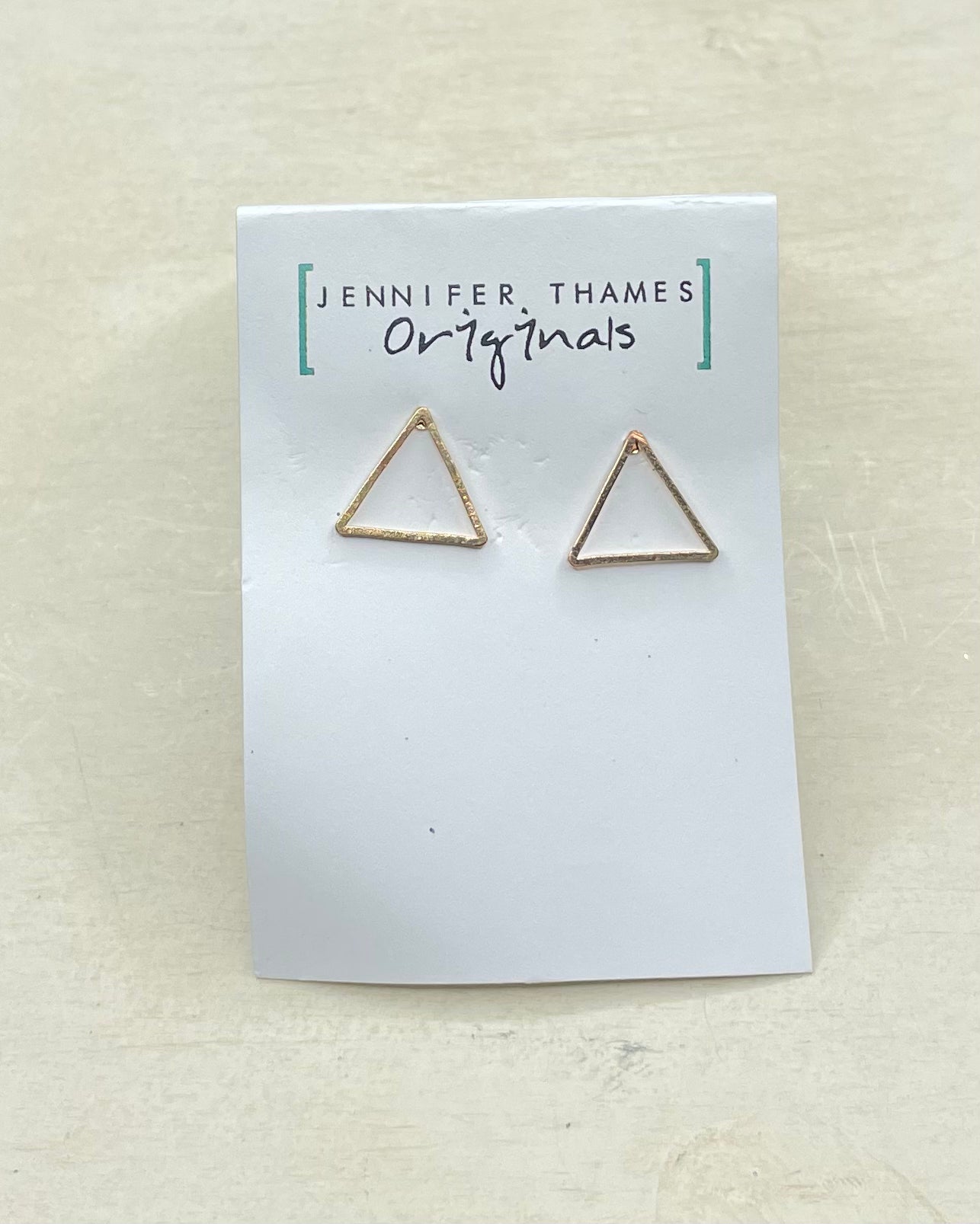 The Shape Stud Earring in Triangle
