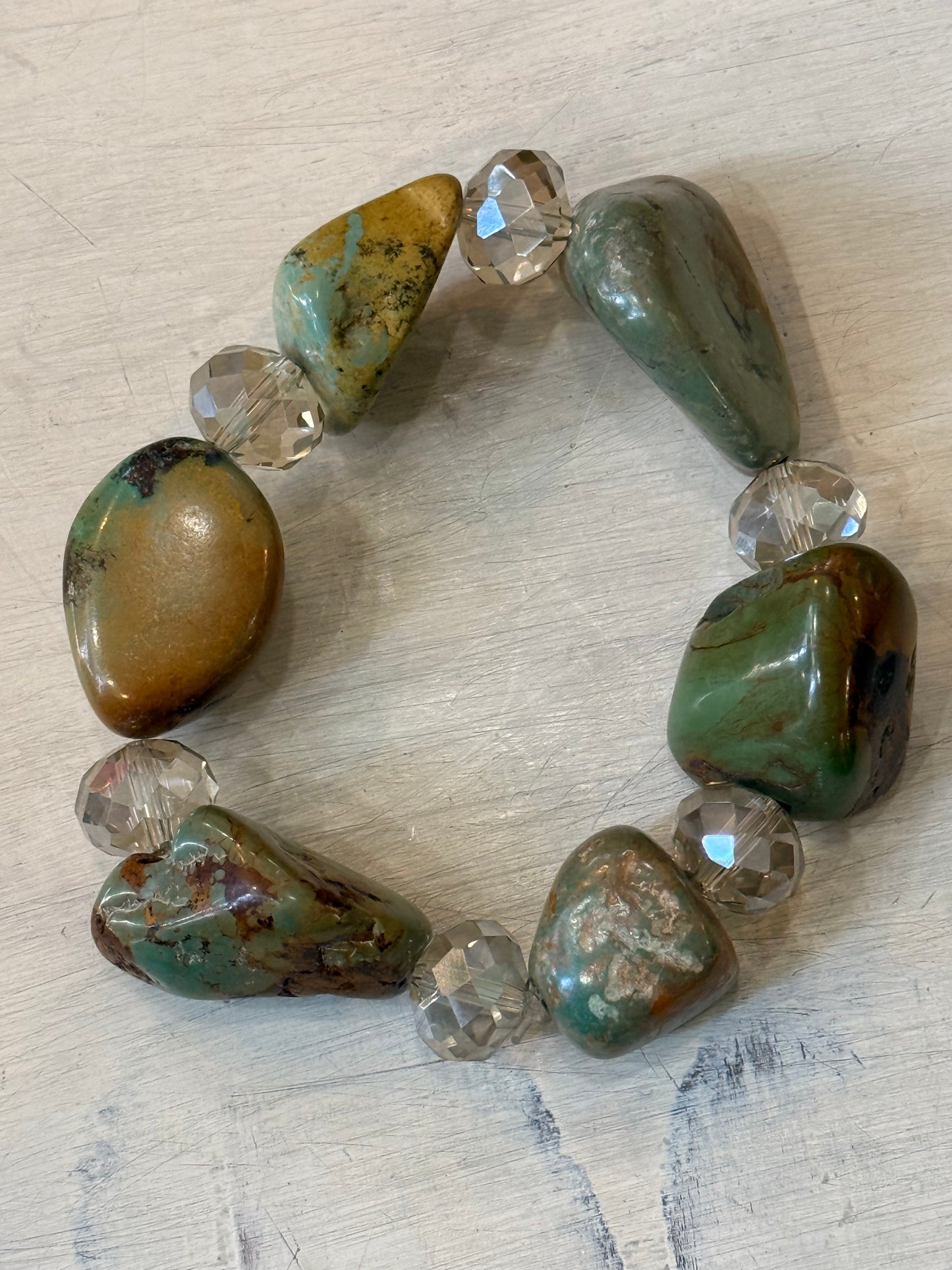 Authentic Turquoise Nugget Bracelet ~A Rare Bird