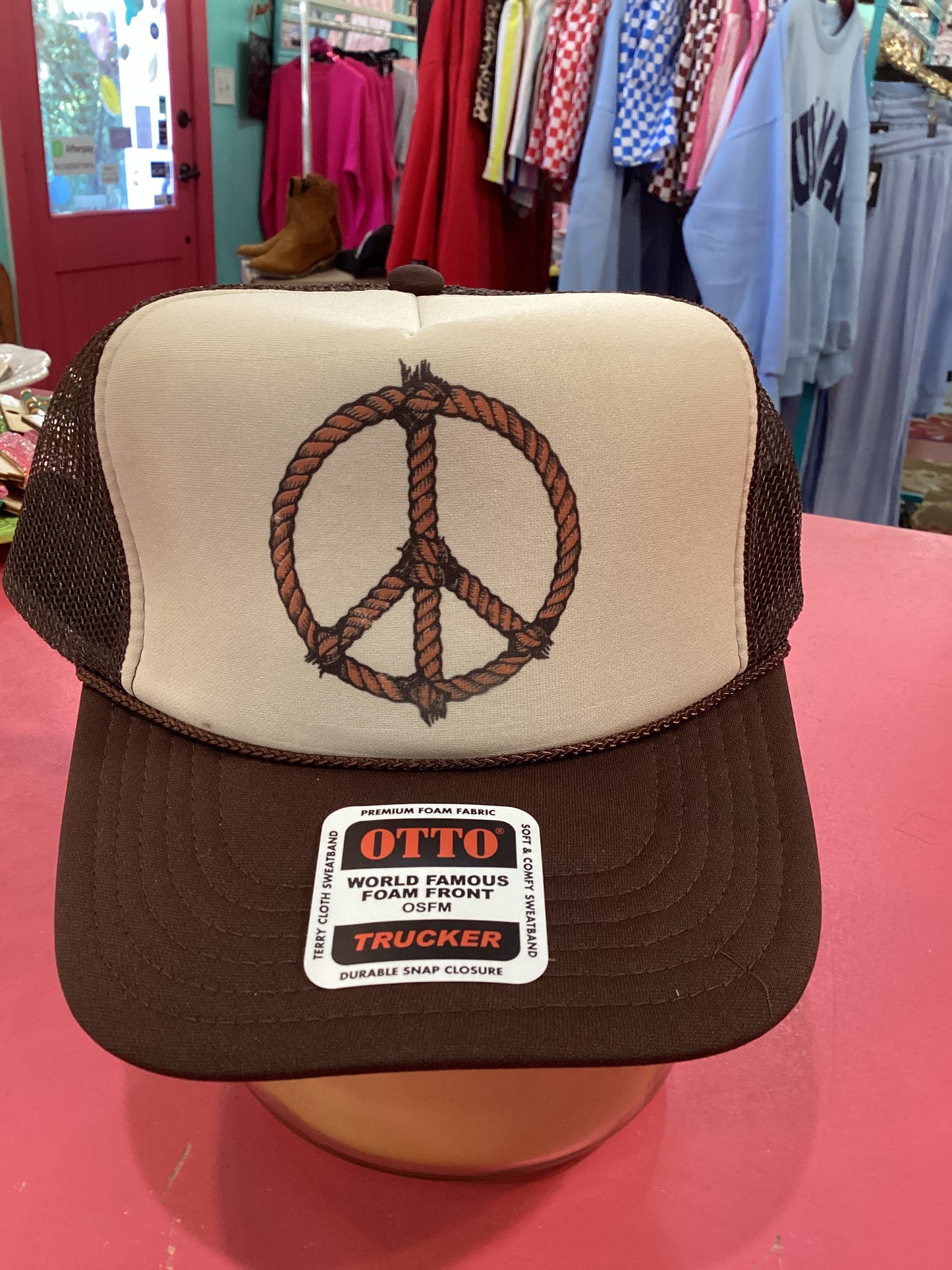 Peace Rope Trucker Hat