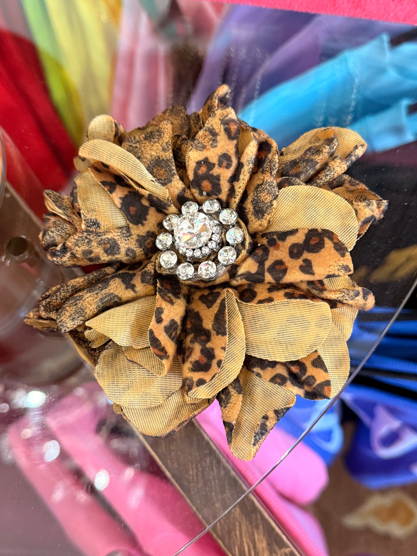 Leopard Flower Pin