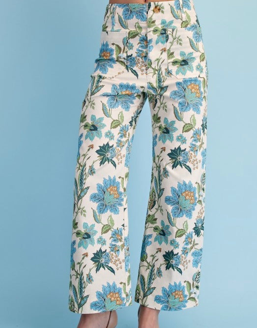 The Magnolia Mae Floral Ankle Pants