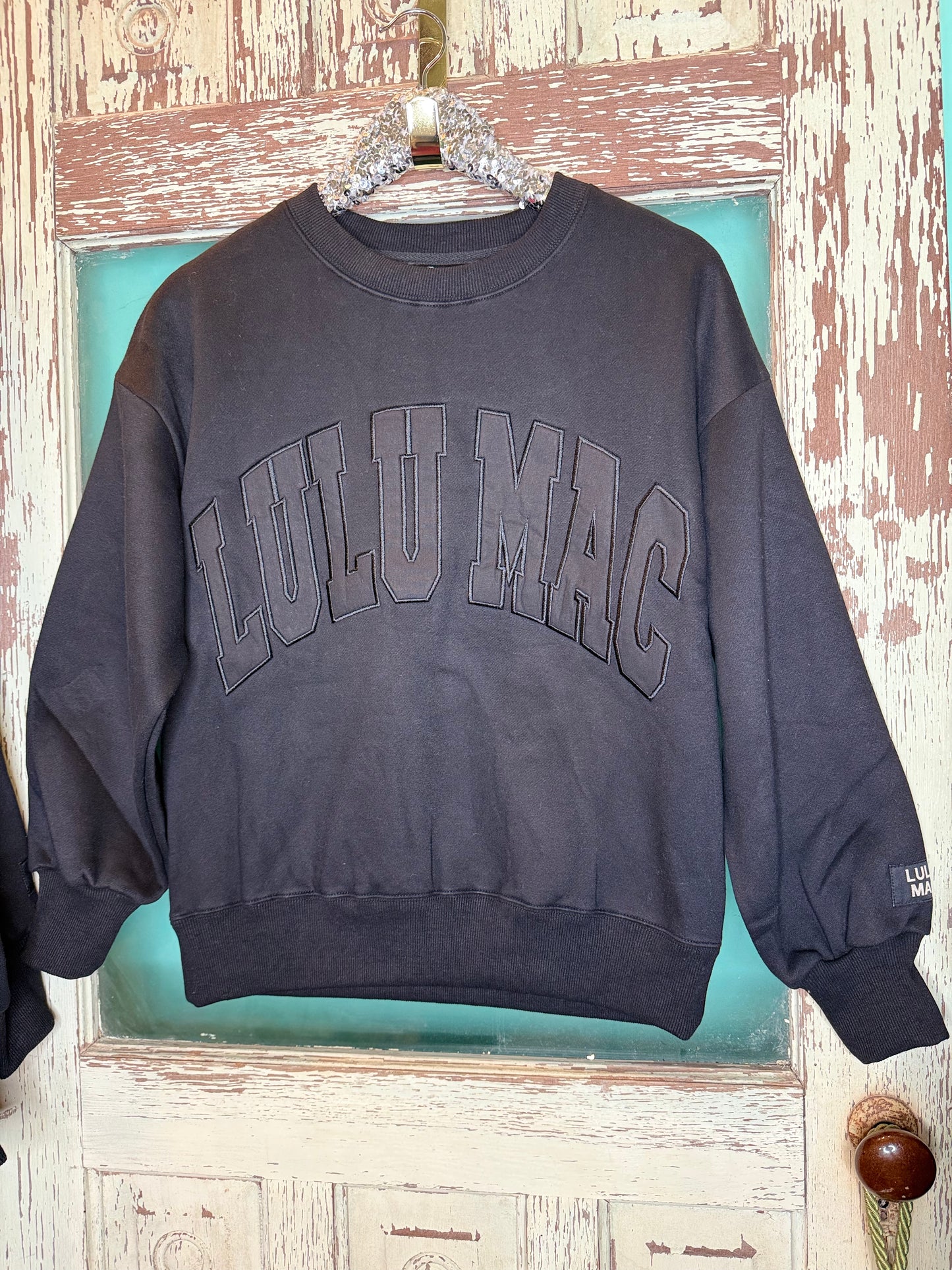Black on Black LuLu MAC SWEATSHIRT