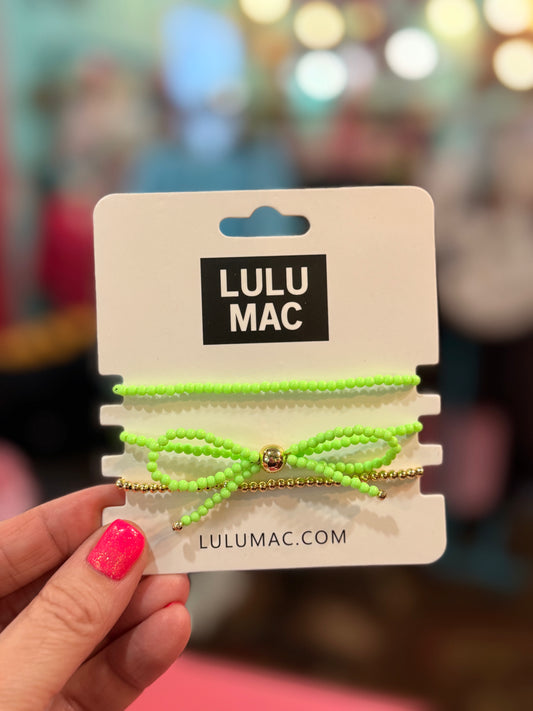 LuLu MAC Neon Bracelet Stack
