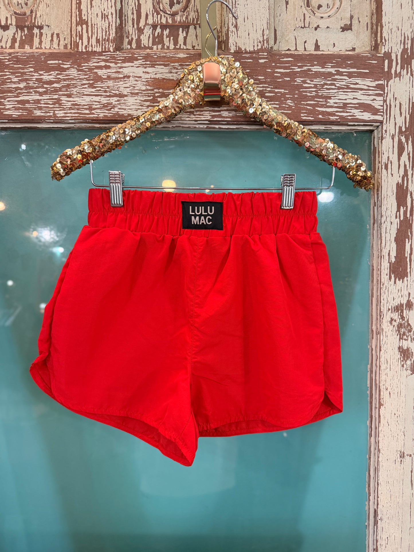 LULU MAC OG RED SHORTS