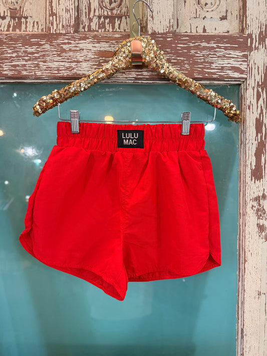 LULU MAC OG RED SHORTS